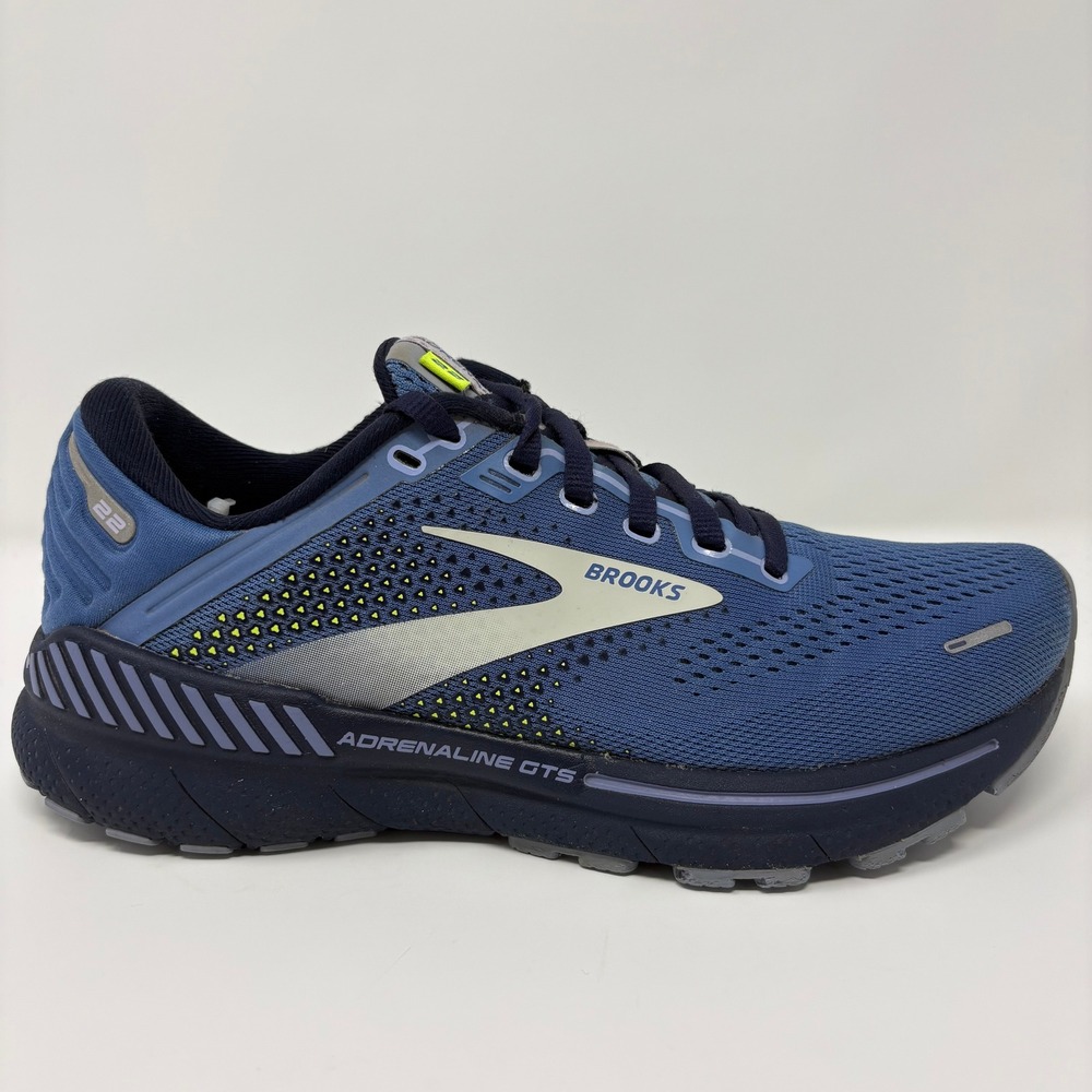 Brooks Adrenaline GTS 22 Size 7.5 Women Blue Athletic Running Shoes 1203531B467